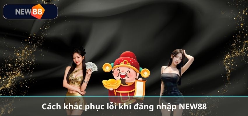 ĐĂNG NHẬP NEW88 Cách khắc phục lỗi khi đăng nhập NEW88